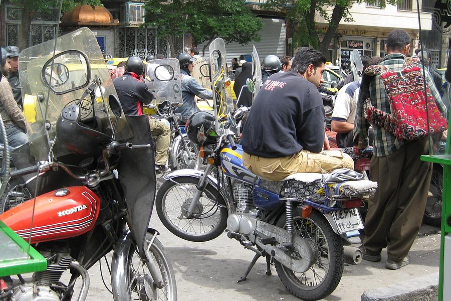 Iran Tehran Street Scene Photograph by Lois Ivancin Tavaf | Pixels