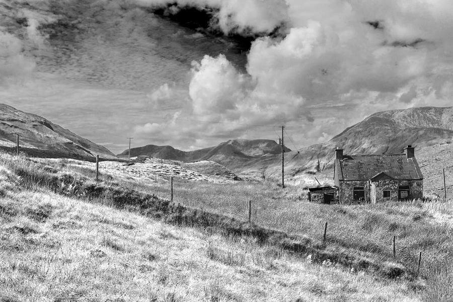 Mountain Photograph - Irelands Natural Artwork - BW by Creative Mind Photography