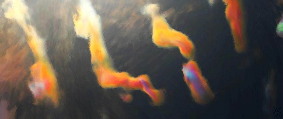 Iridescent Clouds Painting by Bruce Nutting