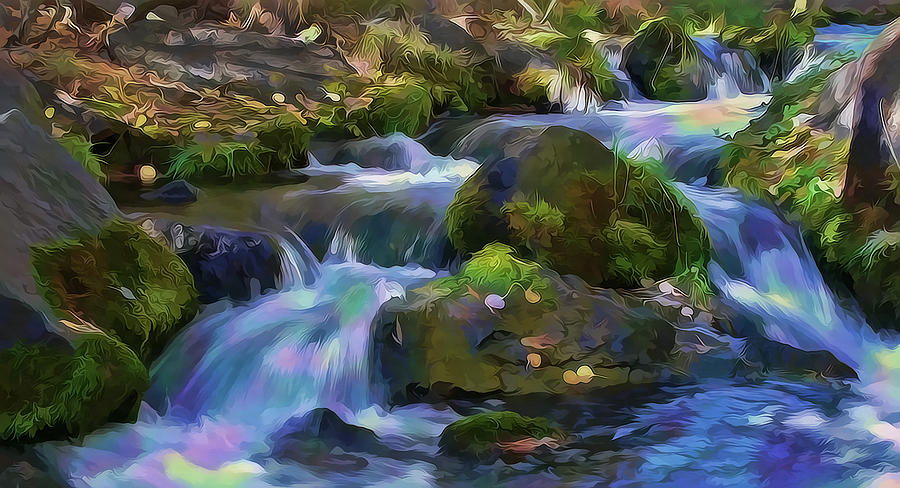 Iridescent Creek by Frank Lee Hawkins by Frank Lee Hawkins Iridescent Creek by Frank Lee Hawkins by Frank Lee Hawkins