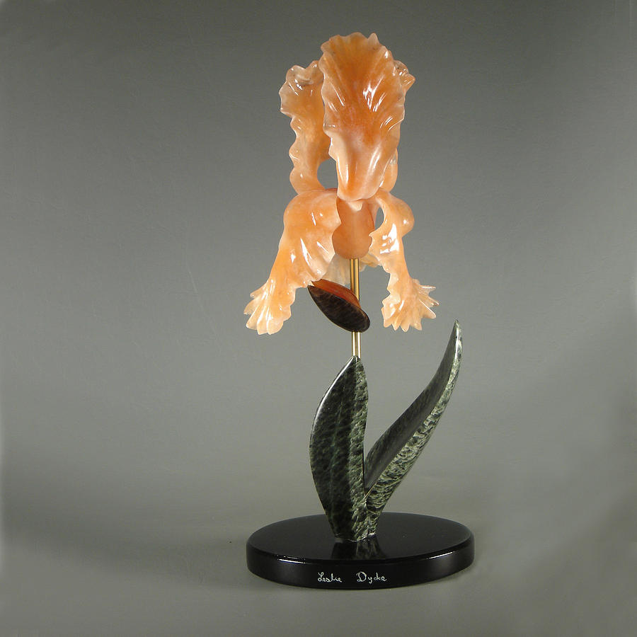 Iris Sculpture - Iris #2 by Leslie Dycke