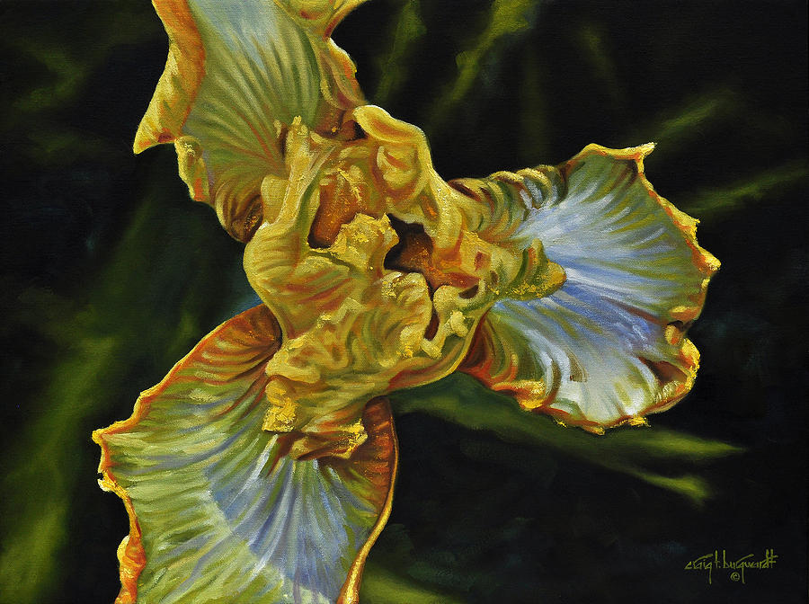 Iris Painting by Craig Burgwardt