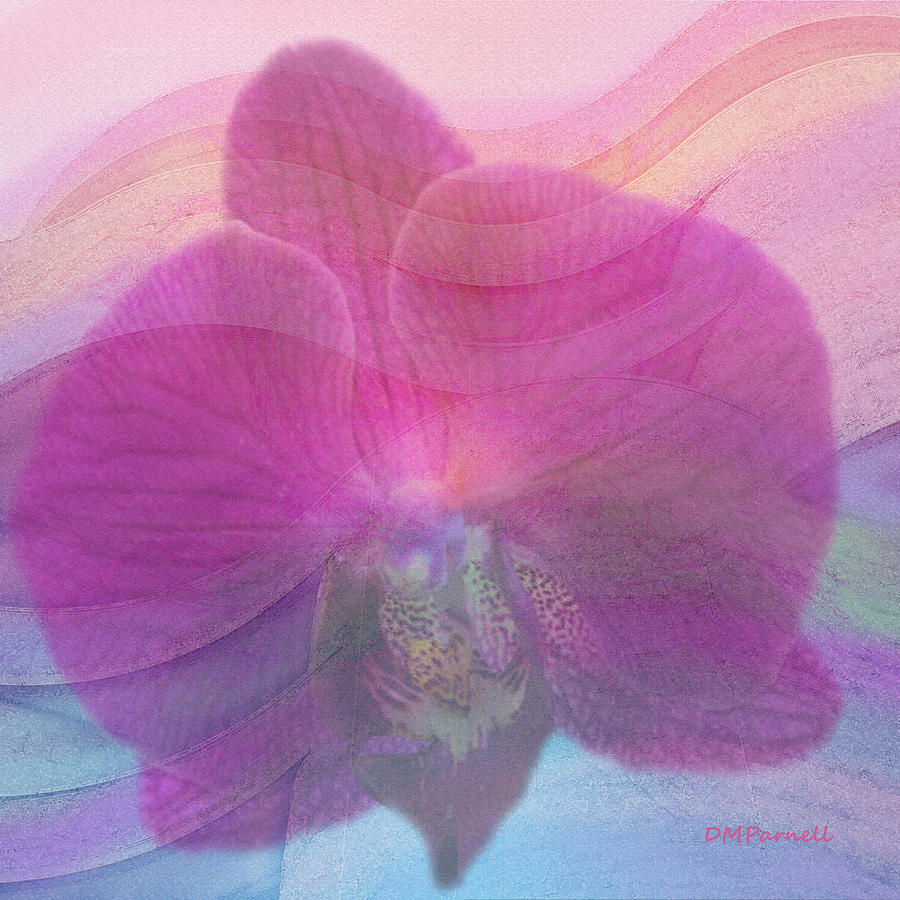 Iris Curves Digital Art by Diane Parnell