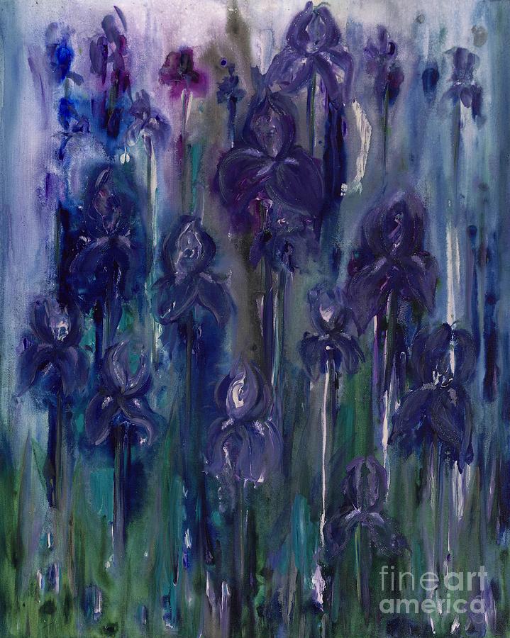 Iris Dream Painting by Patty Vicknair