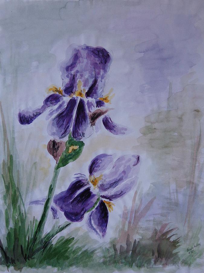 IRIS fever Drawing by Kerstin Berthold - Fine Art America