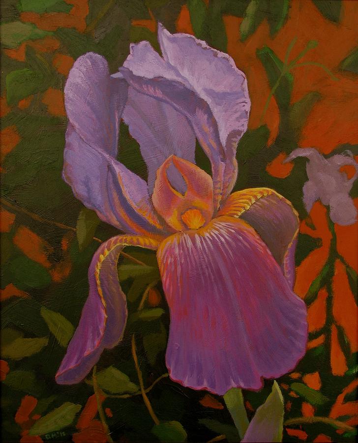 Iris Glow Painting by Don Morgan