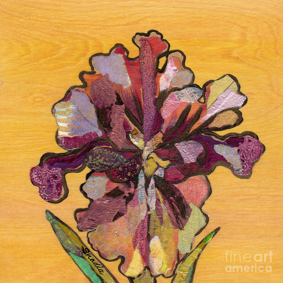 Iris I Series II Painting by Shadia Derbyshire