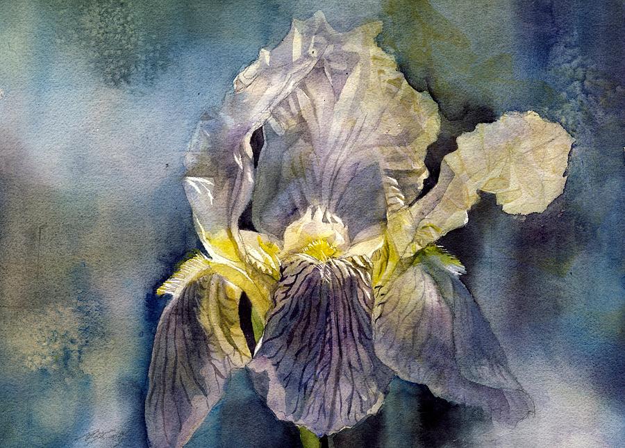 Iris In The Mist Painting by Alfred Ng