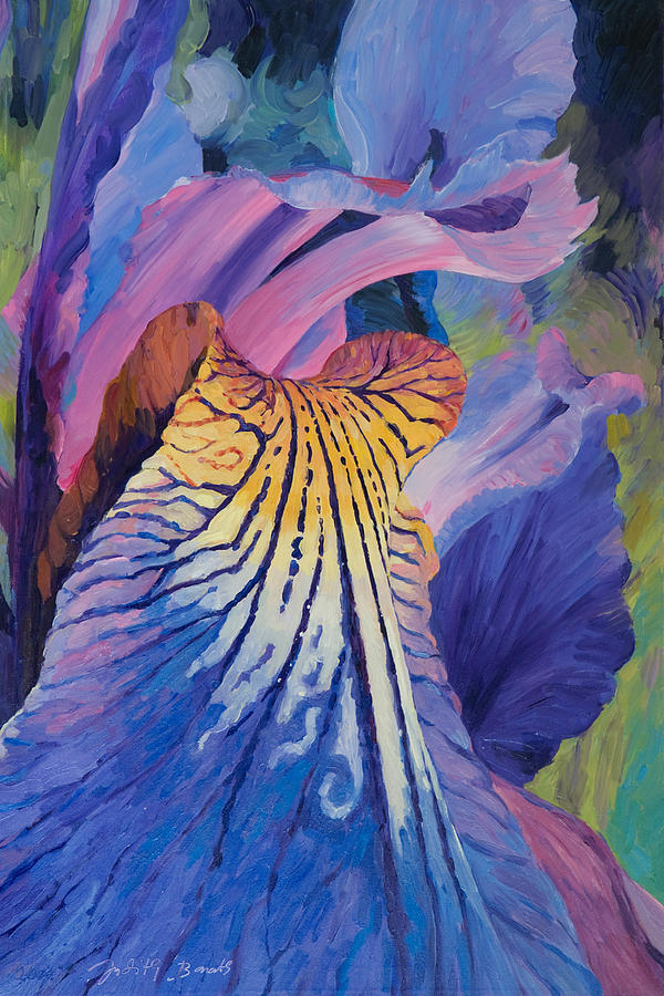 Iris Painting by Judith Barath