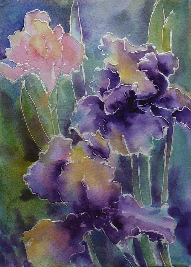 Iris Love Painting by Tara Moorman