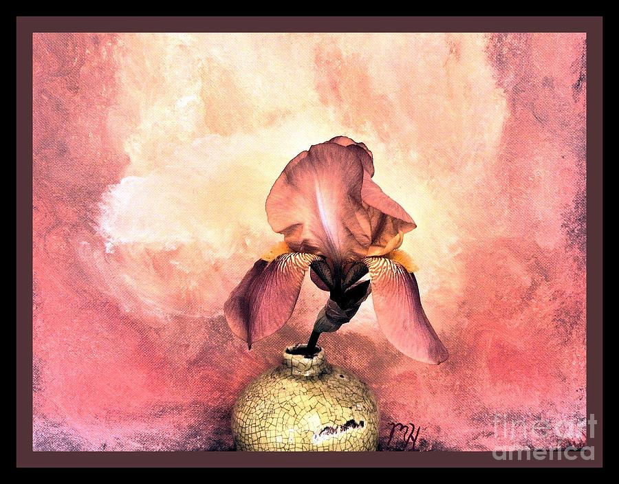 Flowers Still Life Photograph - Iris on Fire by Marsha Heiken