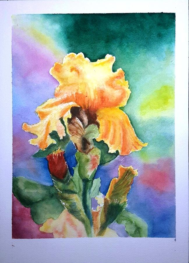 Iris SOLD Painting by Richard Benson