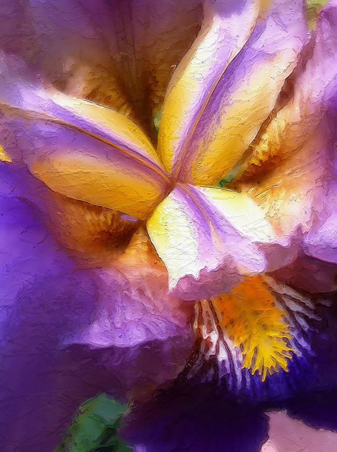 Iris throat Painting by Lyn Pacific - Pixels