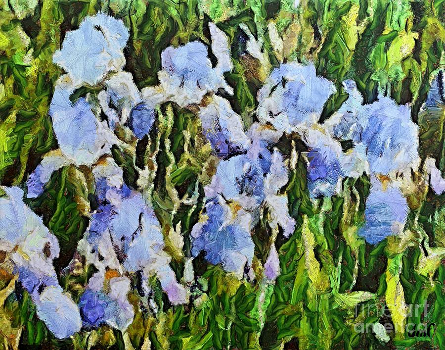 Irises Digital Art by Dragica Micki Fortuna | Fine Art America
