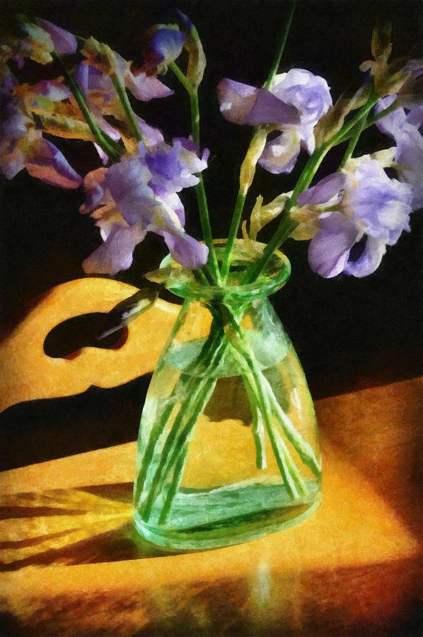 Irises in Morning Light Photograph by Michelle Calkins
