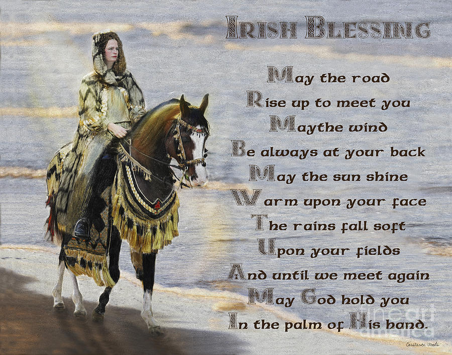 Irish Blessing Painting by Constance Woods