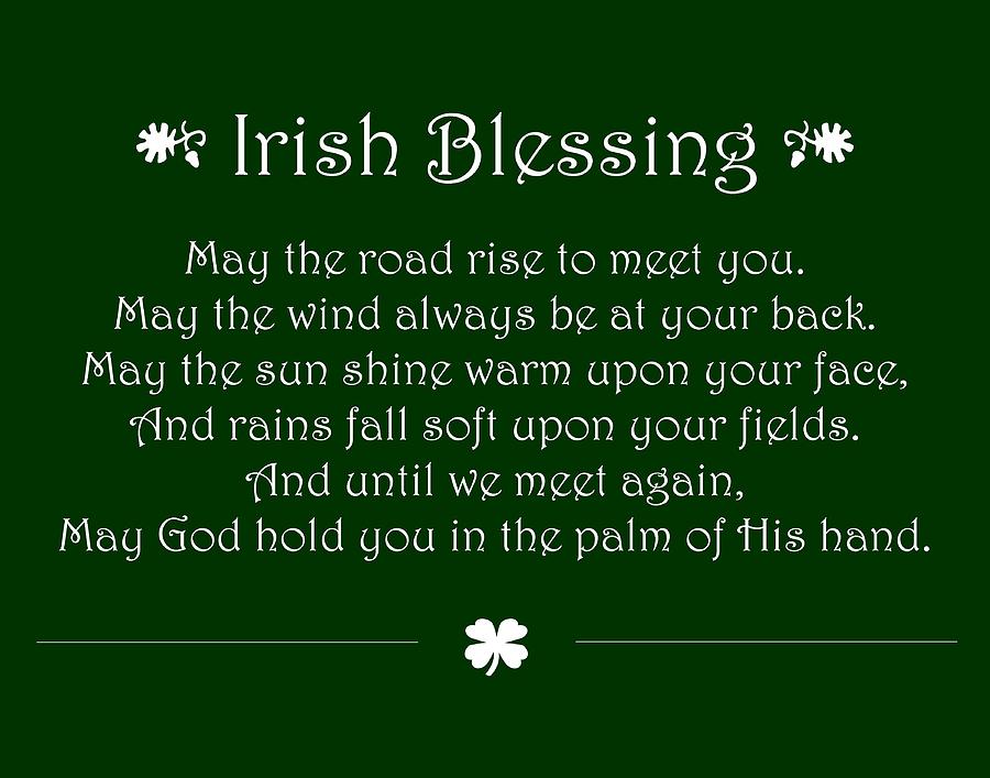 Irish Blessing Digital Art by Jaime Friedman