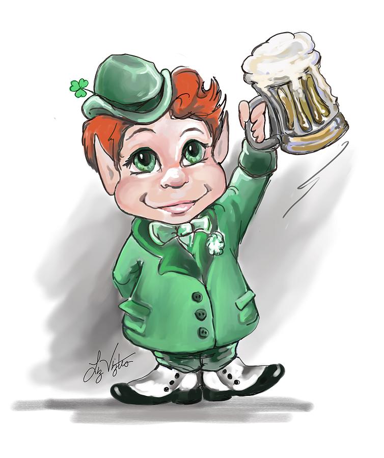 Irish Cheers Digital Art by Liz Viztes