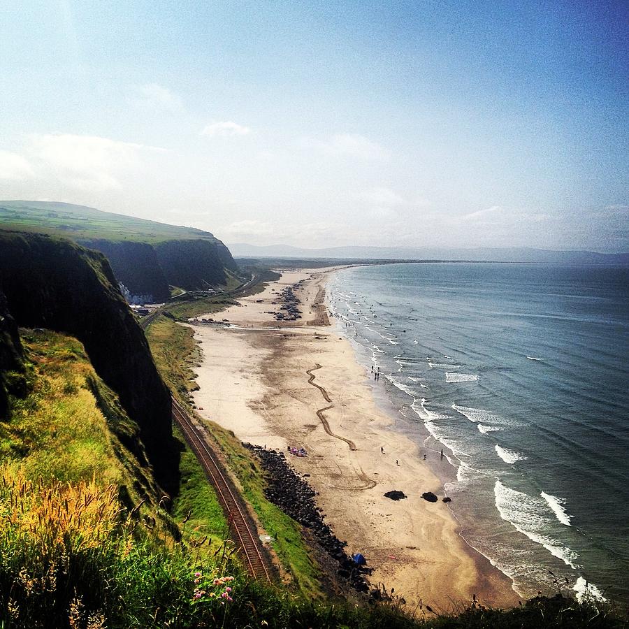 Irish Coastline - Downhill Beach Photograph by Erin Smallwood