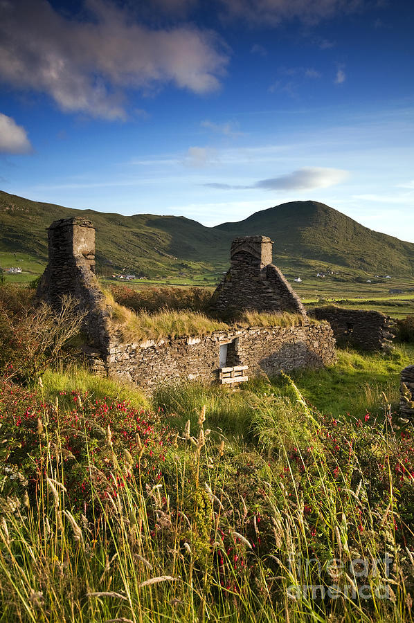 Irish Cottage Photograph by David Lichtneker