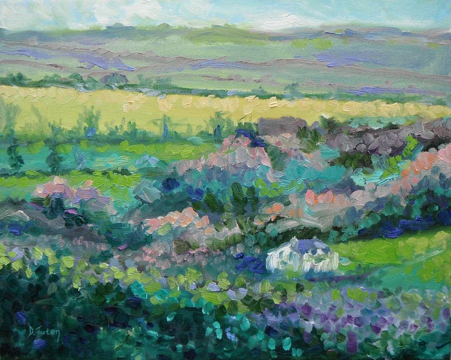 Irish Countryside Painting by Donna Tuten