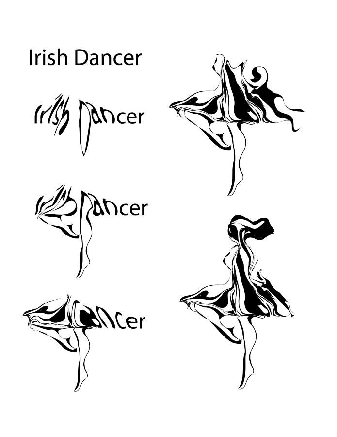 Irish Dancer Process Digital Art by Michael Lee Fine Art America