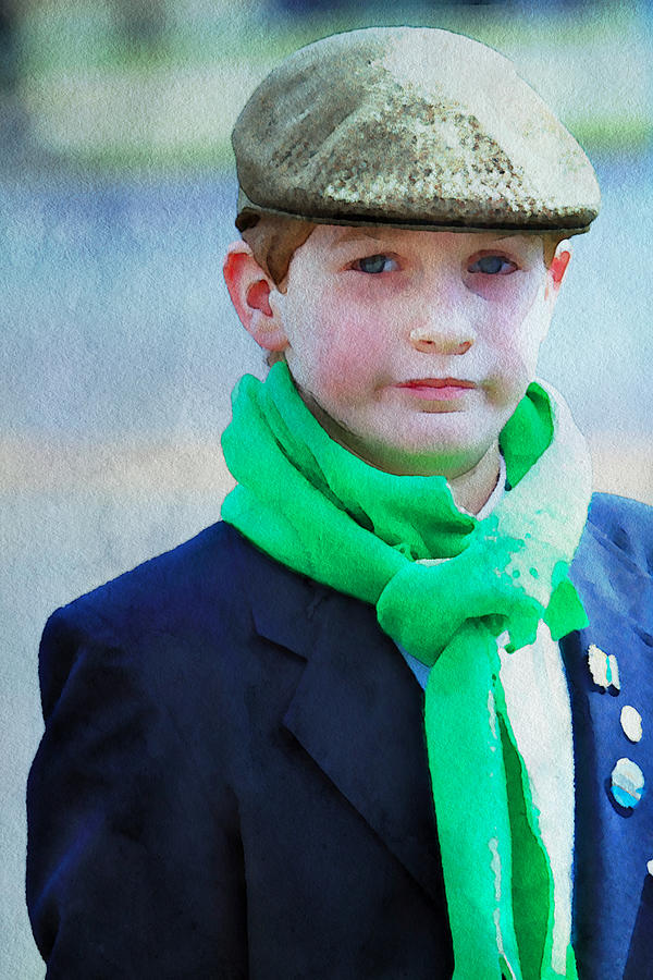 St Pattys Day Parade Photograph - Irish Lad by Alice Gipson