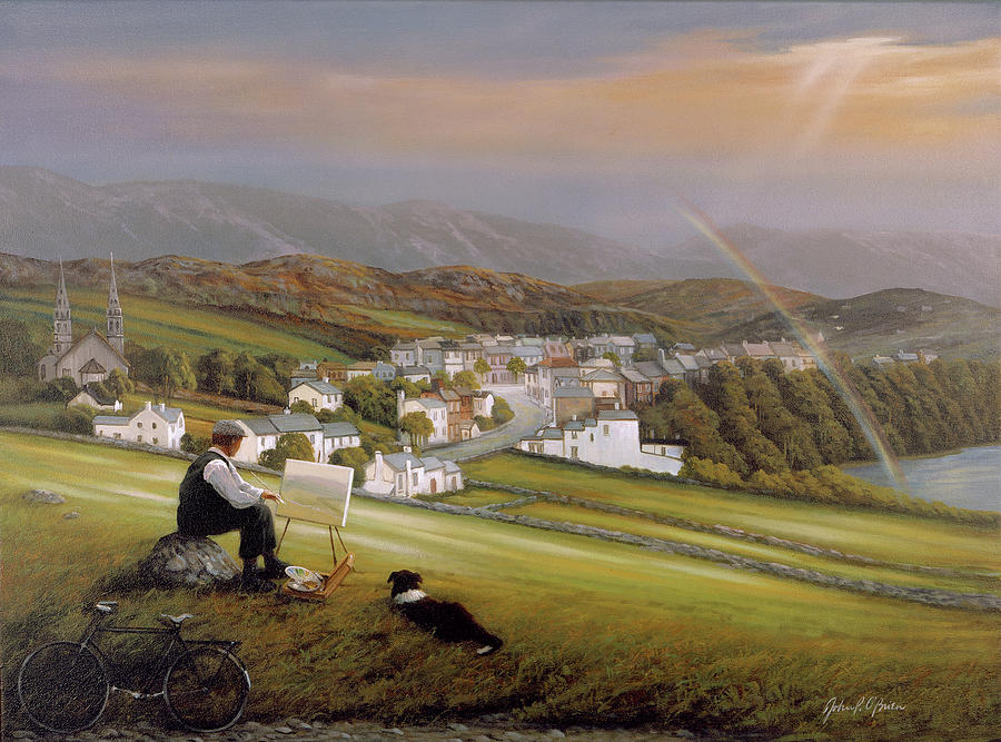 Irish Landscape Painting By Mgl Meiklejohn Graphics Licensing