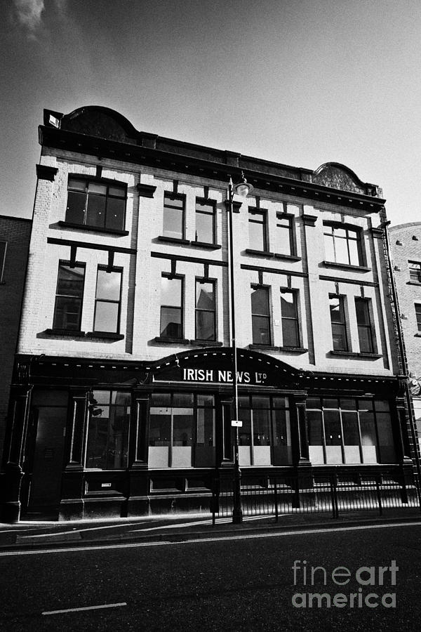 Landmark Photograph - Irish news newspaper offices Belfast Northern Ireland UK by Joe Fox