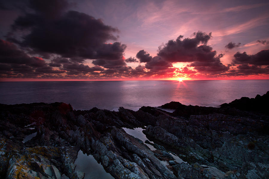 Irish Sea Dawn Photograph by Celine Pollard