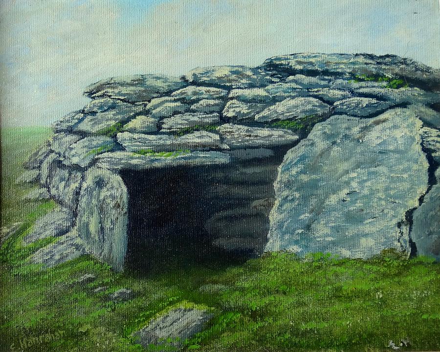 Irish Stone Ruins Painting by Fineartist Ellen
