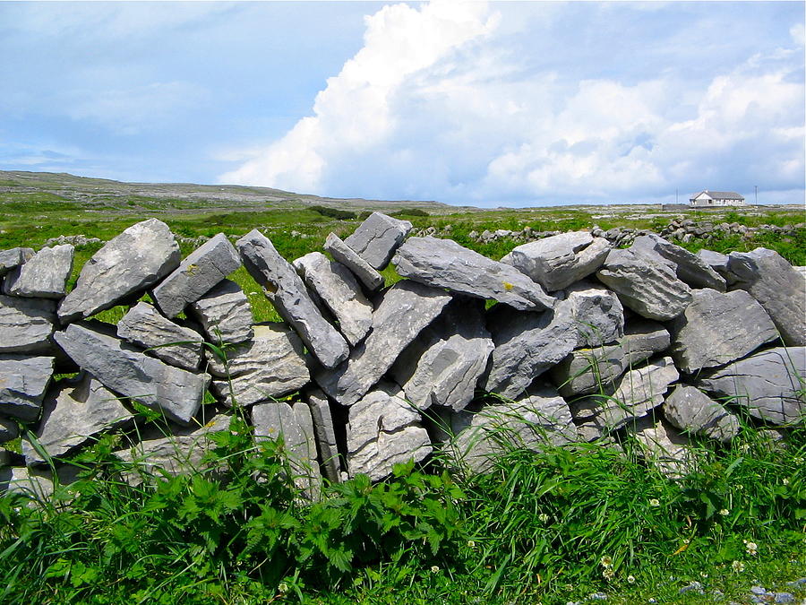 Irish Stone Wall Photograph by Denise Mazzocco | Pixels