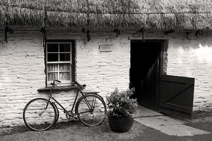 Irish Traditional Thatch roof Cottage  Photograph by Pierre Leclerc Photography