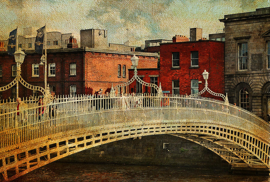 Irish Venice. Streets of Dublin. Painting Collection Photograph by Jenny Rainbow