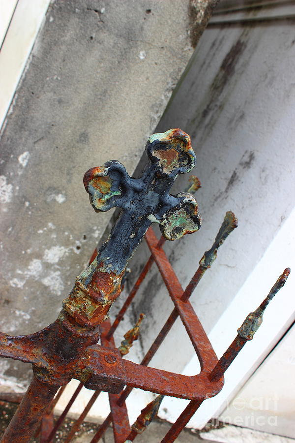 New Orleans Photograph - Iron Cross by Andre Turner