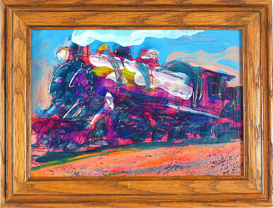 Iron Horse Painting by Les Leffingwell