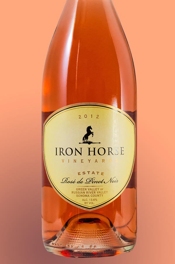 Iron Horse Rose de Pinot Noir Photograph by Fred J Lord