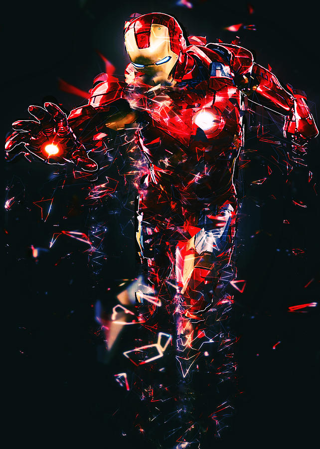 Iron Man fractal Digital Art by Renato Armignacco | Fine Art America