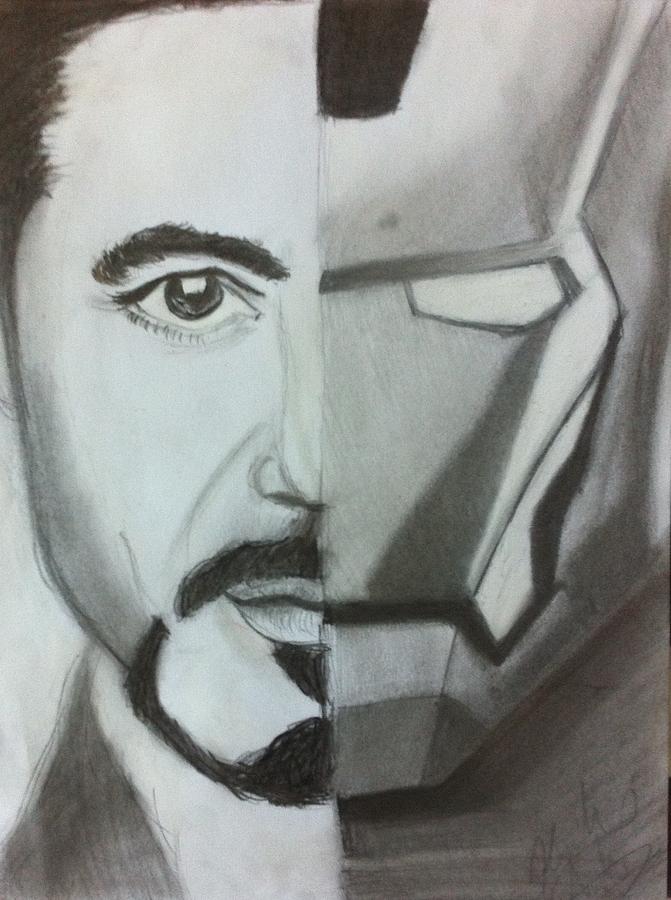 How to draw Iron Man: in 2 options, Easy and Simple