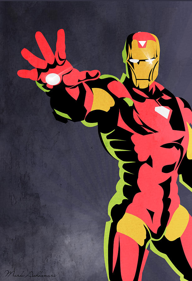 Iron Man Movie Digital Art - Iron Man  by Mark Ashkenazi