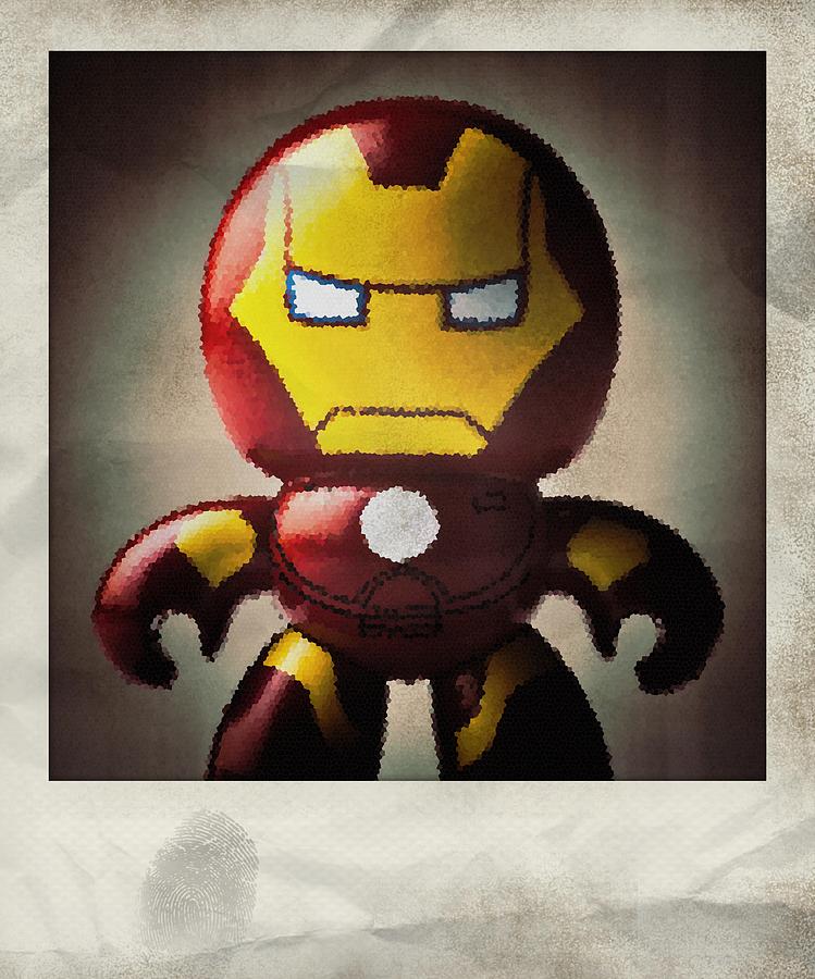 Iron Man Polaroid Photograph by Bradley R Youngberg