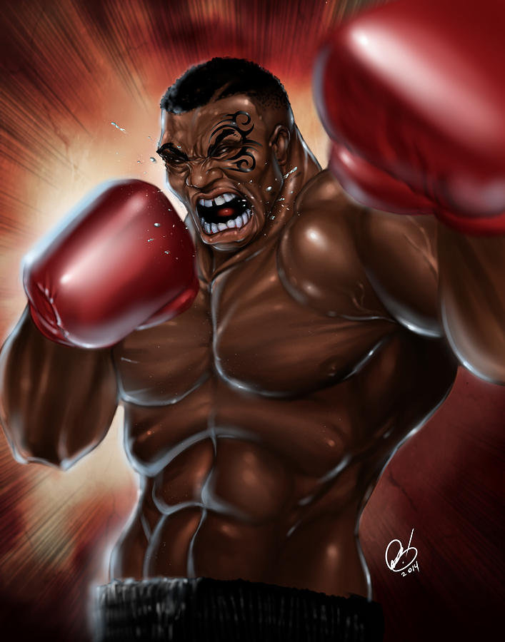 Mike Painting - Iron Mike by Pete Tapang