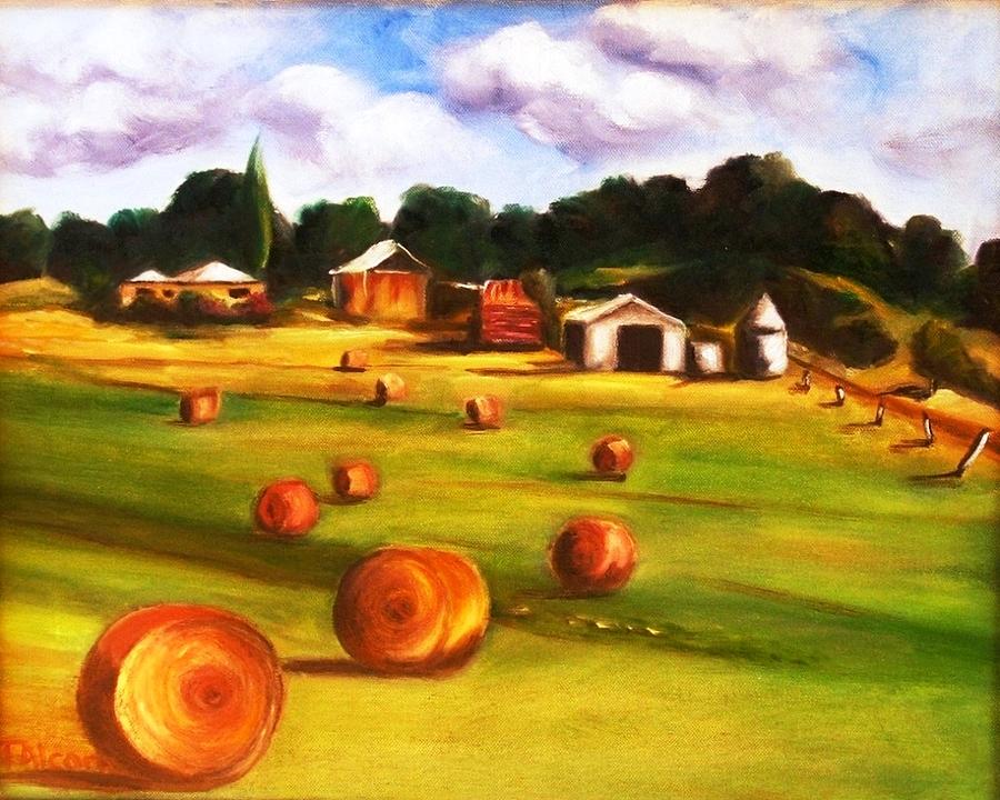 Irongate Farm - original SOLD Painting by Therese Alcorn