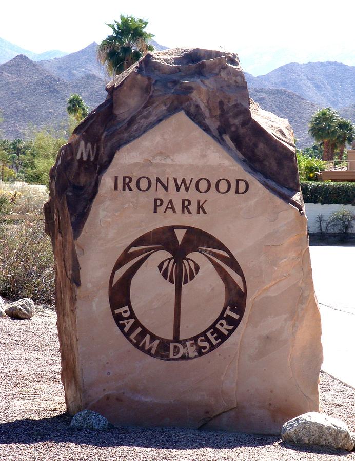Ironwood Park Palm Desert Photograph by Jay Milo