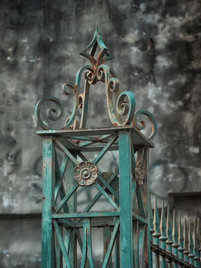 Architecture Photograph - Ironwork in the Quarter by Brenda Bryant