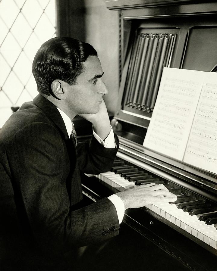 Irving Berlin At A Piano Photograph by Florence Vandamm