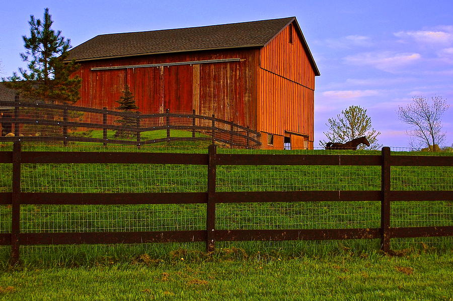 Is Every Barn Red Photograph by Frozen in Time Fine Art Photography