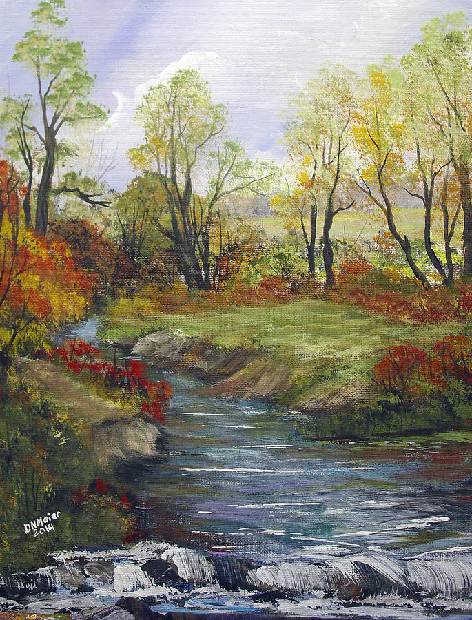 Is that a Fishing Spot? Painting by Dorothy Maier