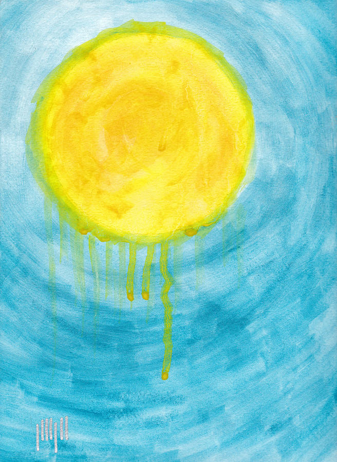 Is The Sun Melting Painting by Eric Forster