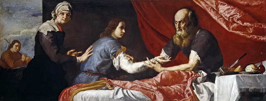 Isaac and Jacob Painting by Jusepe de Ribera
